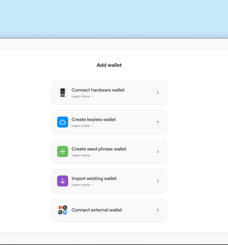 OneKey App 钱包内交易功能入口界面