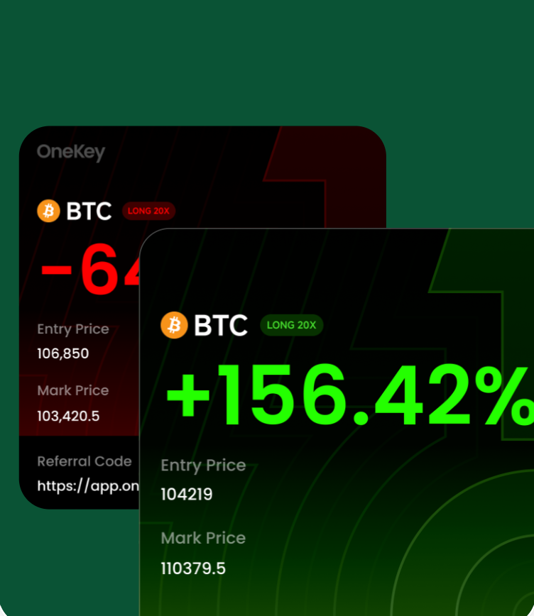 OneKey App 推荐计划界面